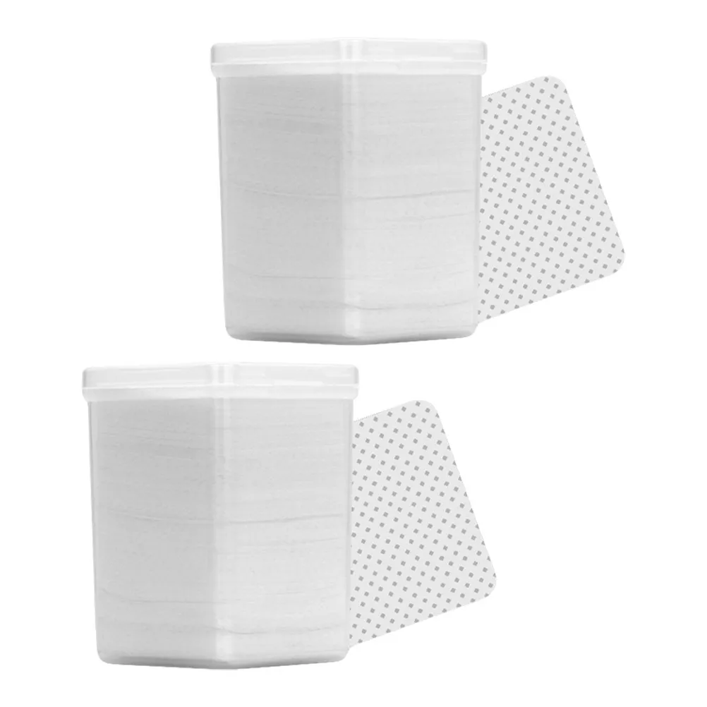 400Pcs 프리미엄 소프트 클리닝 코튼 패드 페이스 네일 폴리쉬 리무버 메이크업 와이프 딥 클렌징 스킨 케어 도구