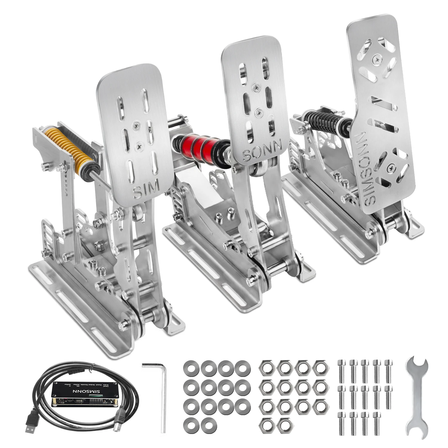 

SimRacing Pedals PC Driving Game Pressure Sensor Pedal Racing Simulation For logitech g29 G27 sim racing cockpit simulator