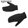 xgnvpy Black Inner Liner Thin Gloves for Driving Cycling Bike Motorcycle Sports 1 Pair 1