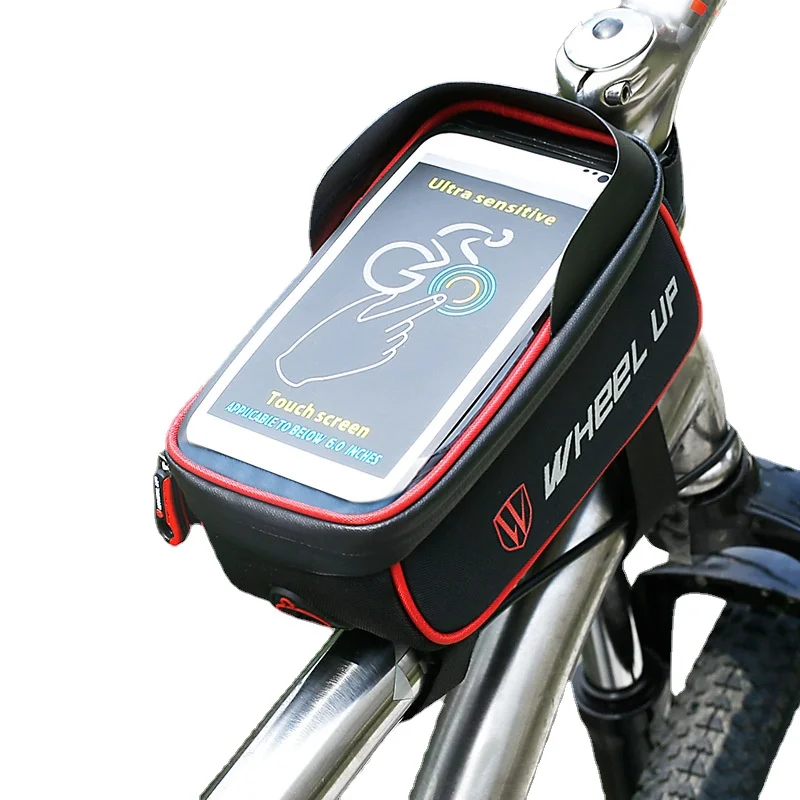 Sac De Cadre Vélo étanche Wildman XT5 - Pour Tube Supérieur, Téléphone Jusqu'à 6,7", 2 Compartiments