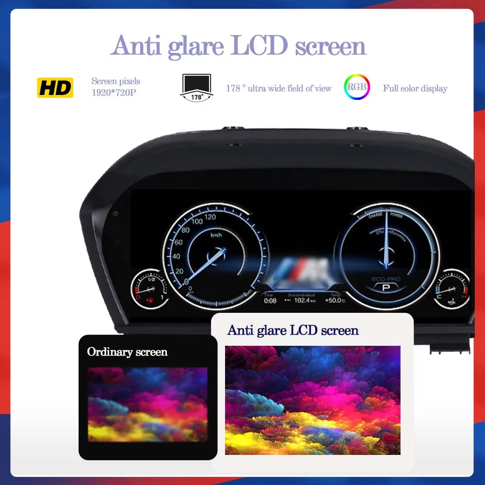 BMW 1/2 시리즈 X1/X2 F20/F52/F22/F45/F48/F49/F39 2014-2021 디지털 클러스터 10인치 LCD 대시보드 콕핏 가상 계기판