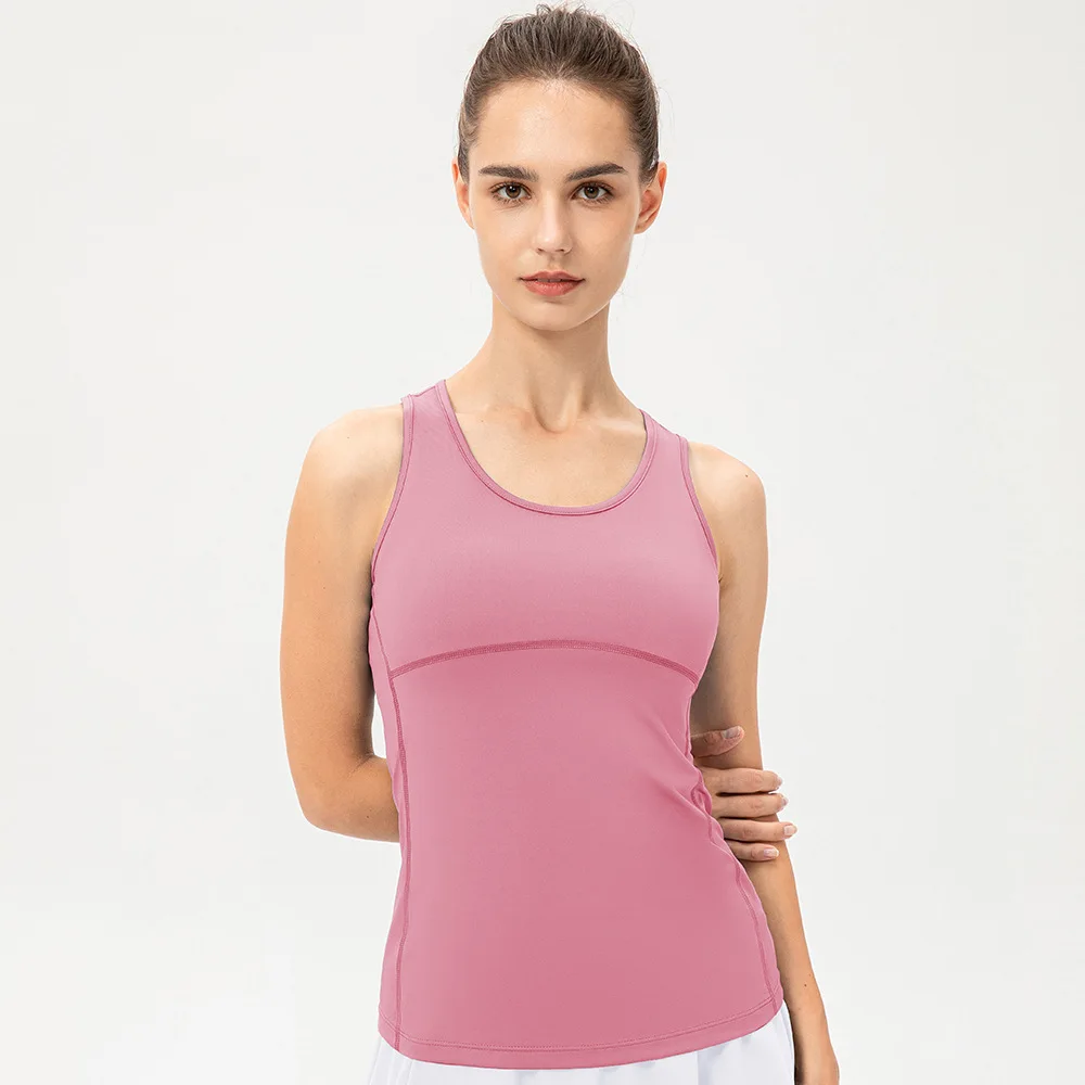 Yoga Top Women Gym Training Sportswear Vest Quick-Dry Yoga Shirts Outdoor Running Tank Tops
