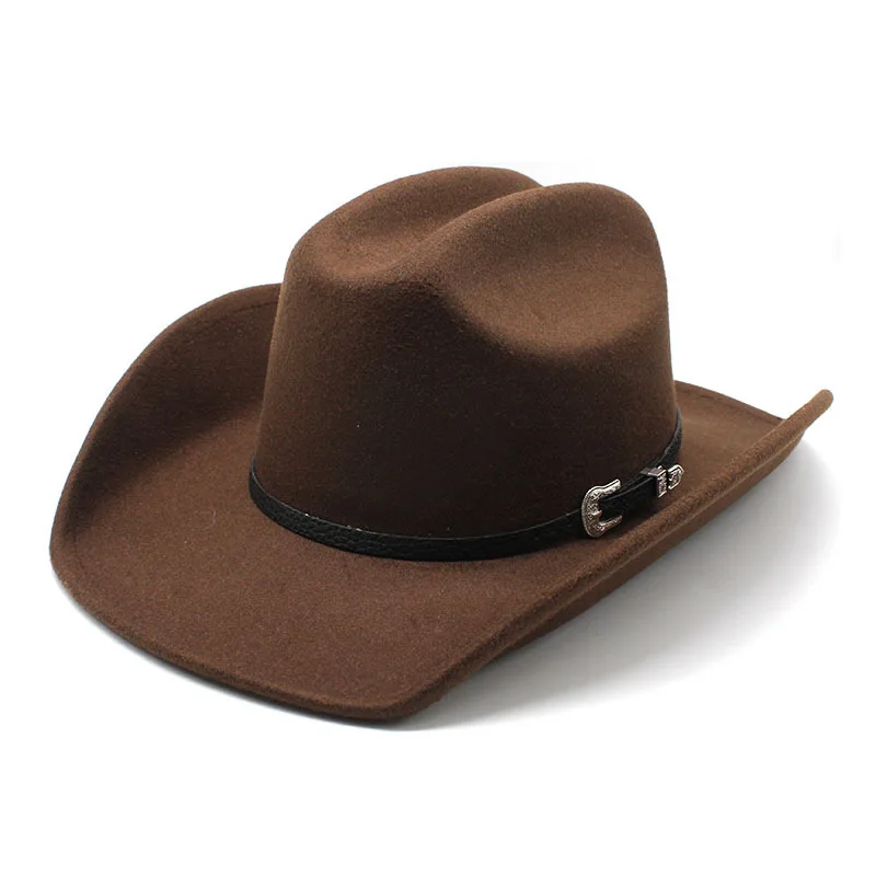 Four Seasons Cowboy Hats Jazz Caps For Women And Men Woolen