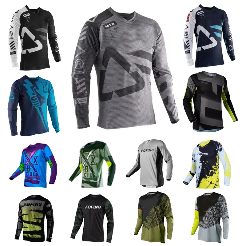 downhill jerseys 2025 180 Adult Motocross Jersey Road Mountain Racing Bike Downhill Jersey Cycling Enduro Sweatshirt Superbike