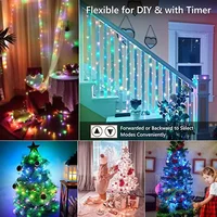 5/10/15M 5V 2812b LED String Light 2811 Smart WIFI Tuya App Control Outdoor Fairy Lights for Navidad Garland Holiday Party Decor - Image 5