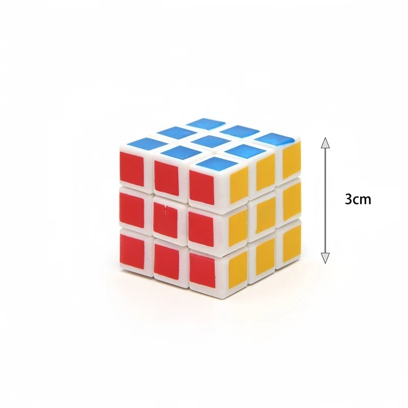 3개입 3CM 미니 큐브 퍼즐 3x3x3 재미있는 파티 선물 어린이 학교 보상 교실 상품 생일, 부활절, 크리스마스에 딱 좋아요