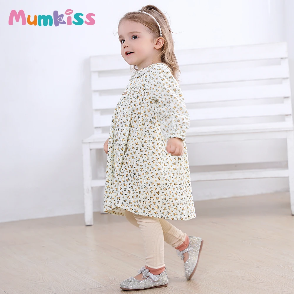 MumkissBabyGirlDressKidsLapelDollCollarDressKidsPureCotton