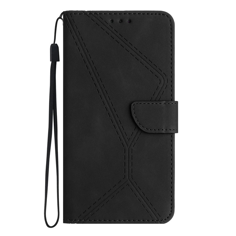 3D Embossed Leather Flip Case Book Cover