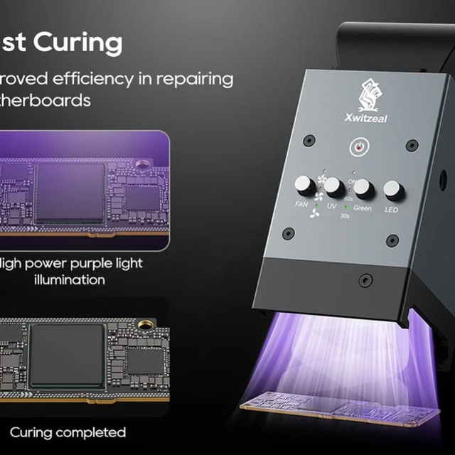 مروحة Xwitzeal المزدوجة للصيانة – تبريد سريع ومعالجة UV (2 في 1) 2