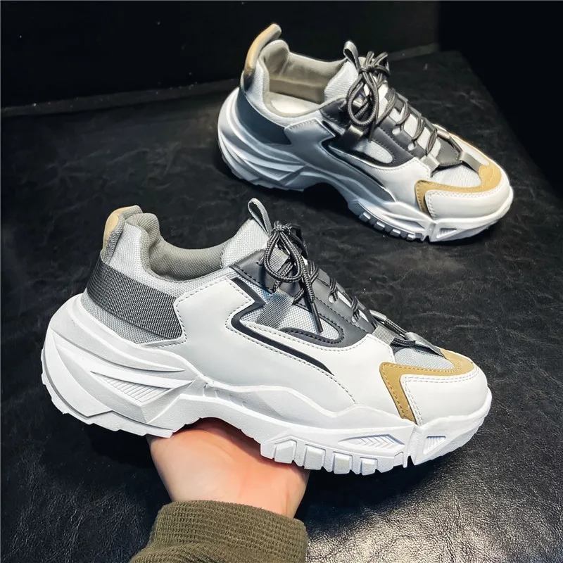 

Fujeak Lightweight Anti-slip Men's Casual Shoes Large Size Trendy Sneakers Outdoor Fashion Footwear Breathable Running Shoes