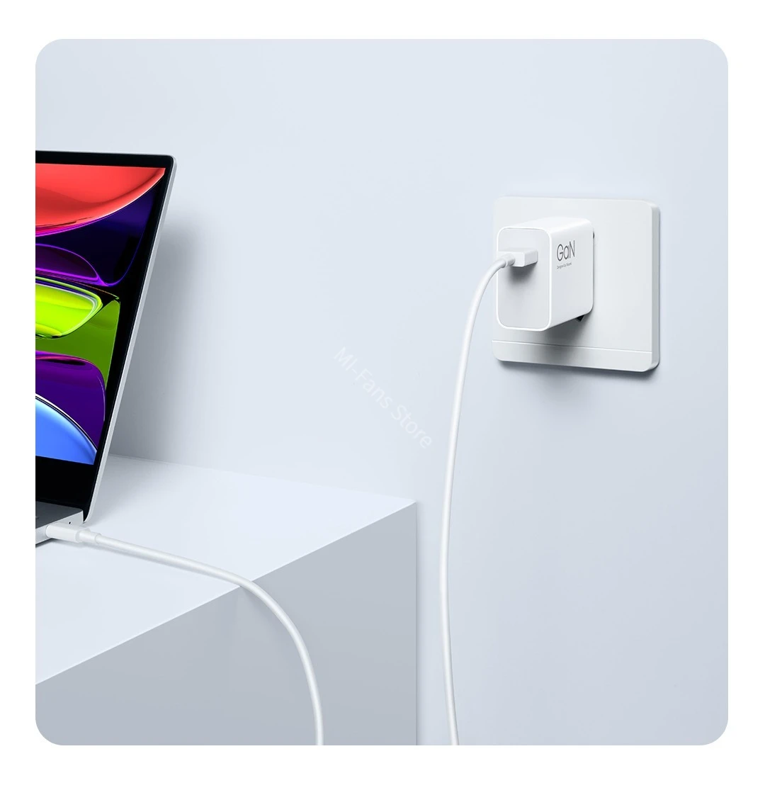 New Original Xiaomi 90W GaN Fast Charger With Type-C Cable For
