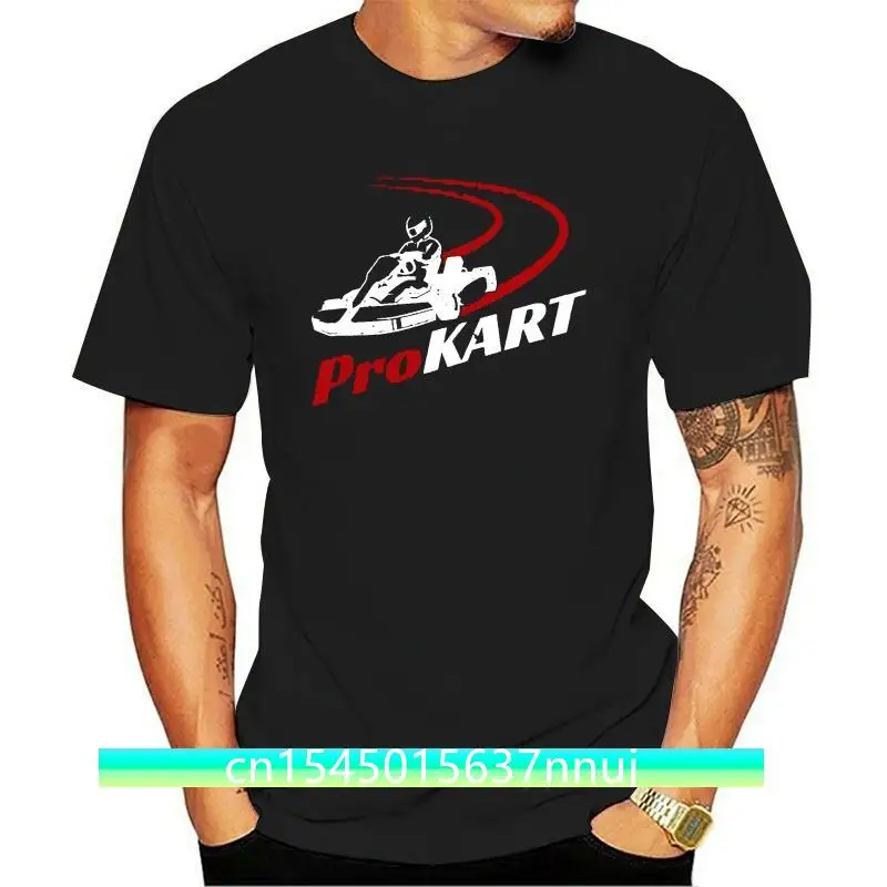 Pro Kart Racing Track Race Go Kart Speed Drift Mens Navy Tshirt T