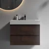 30 Inch Bathroom Vanity with Sink with Overflow, Large Storage Wall Mounted Floating, Basin Minimalist Bathroom Sink Cabinet 1