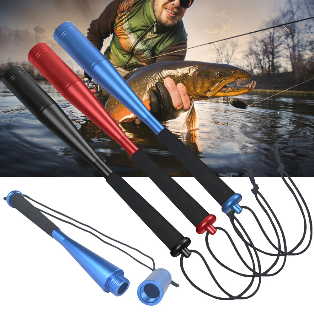 Fish Hammer with EVA Handle Fish Whacker 24.7cm Fly Fishing Priest Whacker Aluminum Alloy for Small Fish