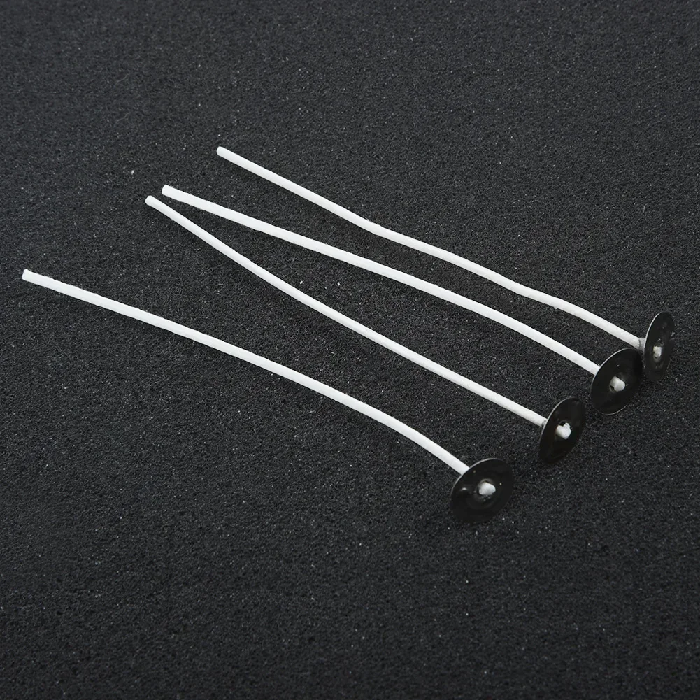 30pcs Cotton Candle Wicks Smokeless Wax Pure Cotton Core Pre-waxed Wicks DIY Candle Making Party Supplies 10cm