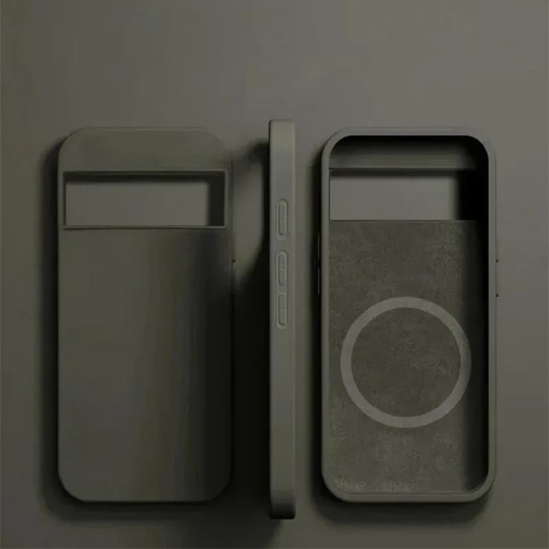 MagSafe Liquid Silicone Shockproof Phone Case with Magnetic Charging Capability