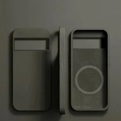MagSafe Liquid Silicone Shockproof Phone Case with Magnetic Charging Capability - Pixel 7 Pro (Clay)