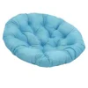 40/50/60cm Outdoor Seat Cushion Chair Pads Round Solid White Color Patio Seat Cushion For Rattan Chairs Hanging Basket Chair 4