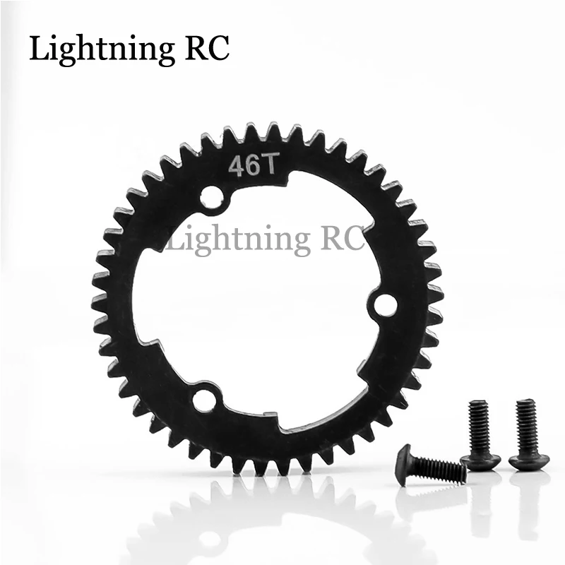 

HR HOT RACING Steel 46T 1 Mod Hardened Steel Spur Gear For RC 1/5 X-Maxx 1/7 XO-1 1/10 E-Revo 2.0 VXL New MAXX