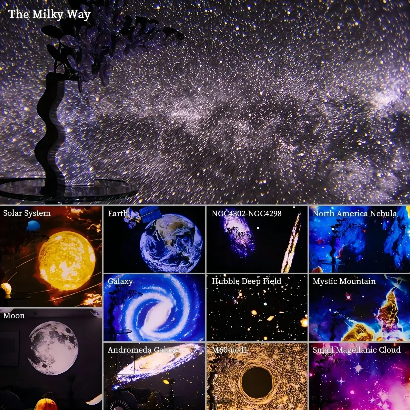Galaxy Planetarium Projector HD Full Sky Star Light