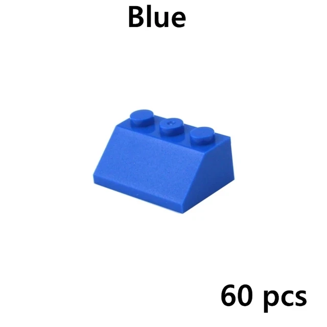 Creative Educational Building Block Roof Tile Slope - Thick Figure Assembly Toy Set