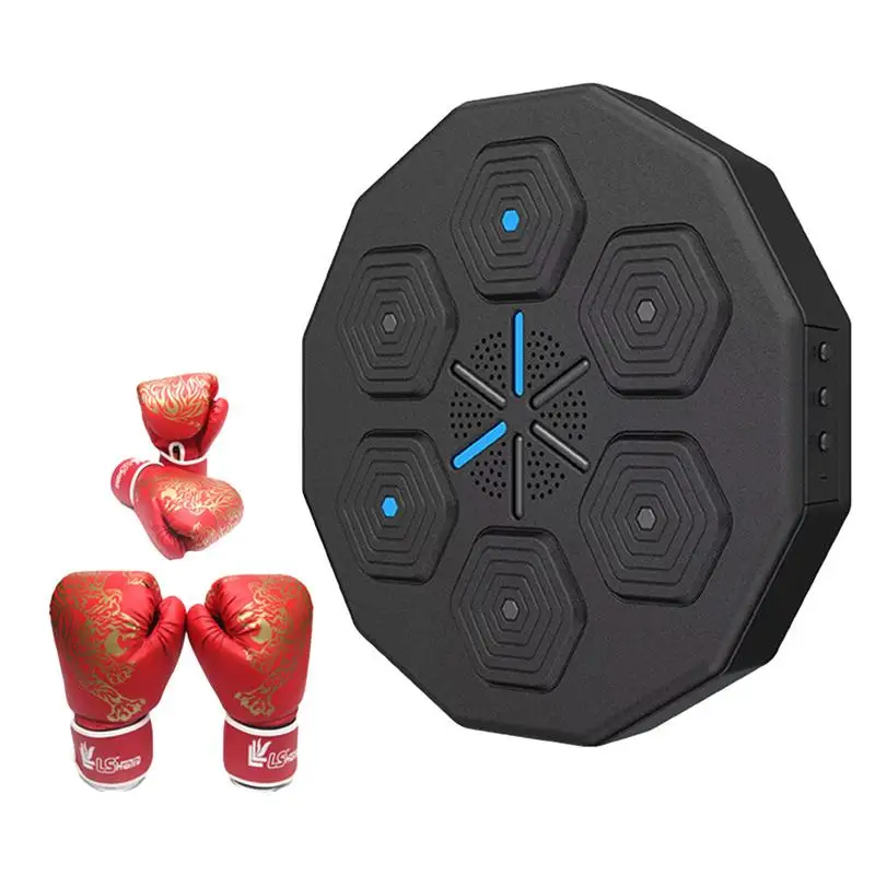 Wall mounted Musical Boxing Machine With LED Lights, Smart Boxing Training  Equipment USB Charging Home Workout Fun Gift supplies - AliExpress