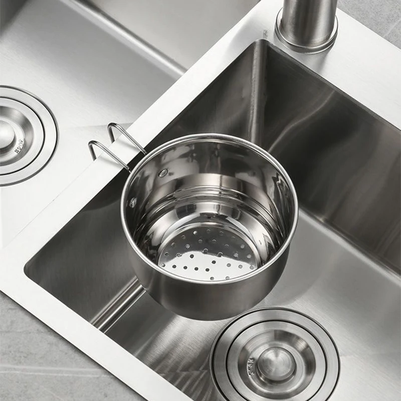 Kitchen Sink Stainless Steel Filter Sewer Mesh Strainers Bathroom Sink Floor Drain Hair Waste Filter Drain Basket Hole