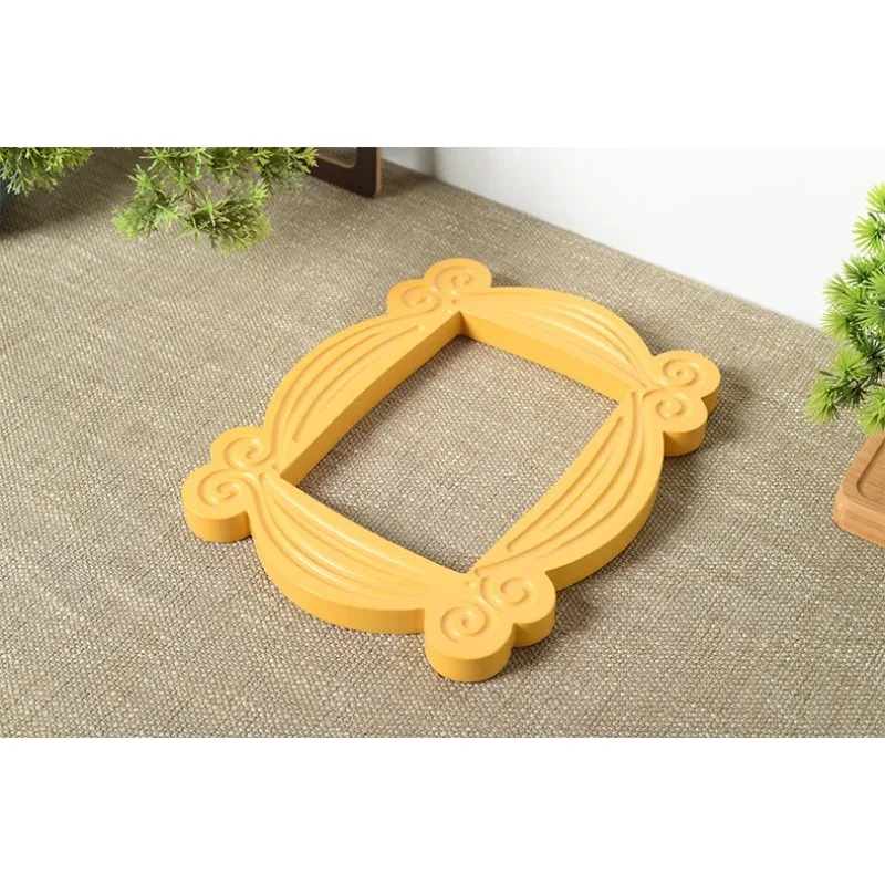 Handmade Yellow Monica's Door Frame Photo Collectible - Friends TV Series Inspired Home Décor