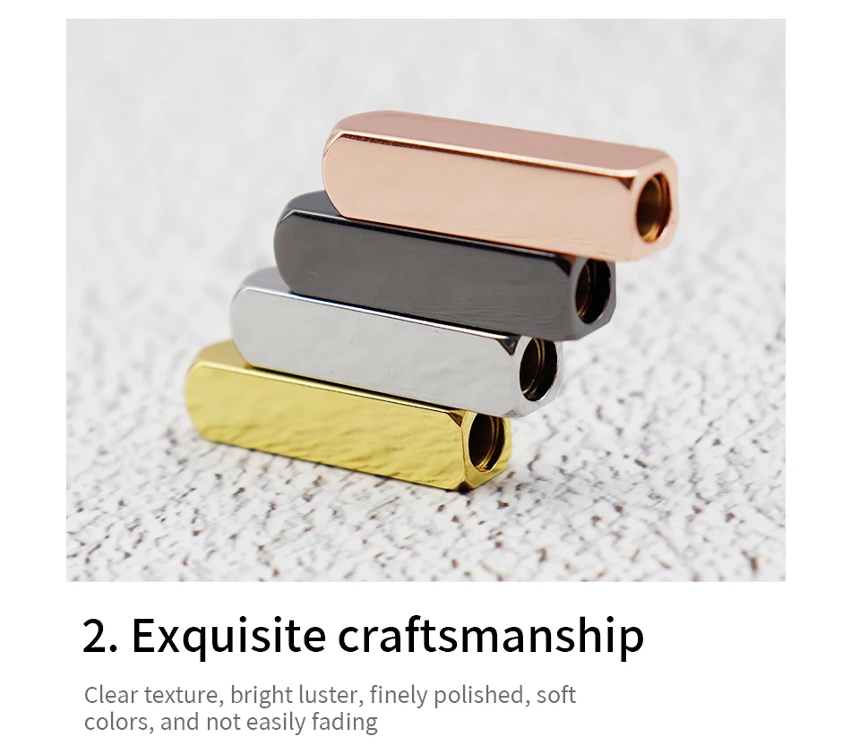 Weiou Spitze Spiegel Reflet glatte Seil köpfe 25*6*4,3mm 4pcs klassische Luft Sneaker String Spitzen Leinwand Cordon Quader Metall Aglets – Detail 4