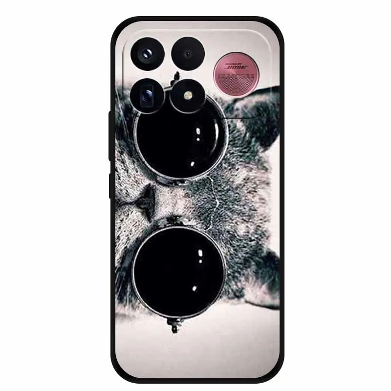 Lovely Cartoon Soft Silicone TPU Phone Case with Protective Bumper Cover