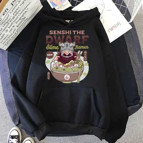 Delicious in Dungeon Dwarf Chef Slime Ramen Hoodie Women Walking Mushroom Marathon Hoodies Hot Anime Dungeon Meshi Senshi Hoodys - Image 2