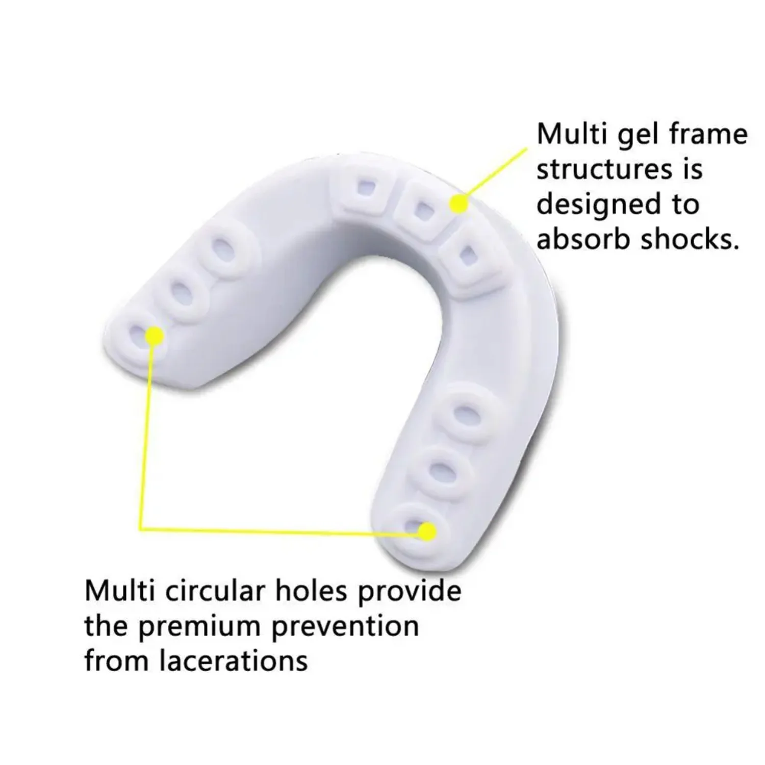 Sports Mouthguard Teeth Protector Trainer Tooth Brace Adult Teeth Protective Taekwondo Boxing Fight Karate