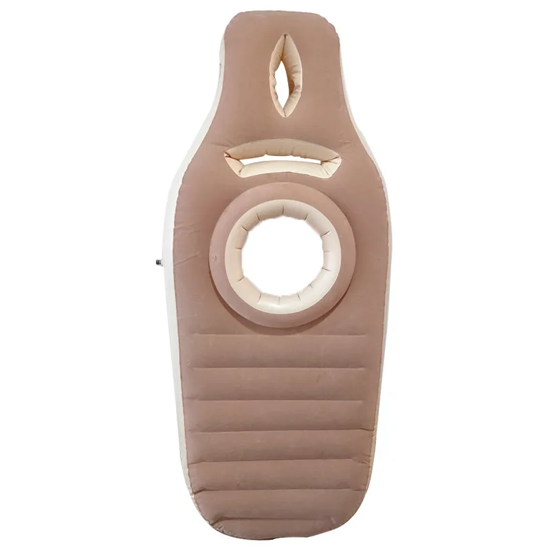 PVC Inflatable Cushion Sleeping on The Bed Concave Convex Comfortable O-shaped Sleeping Pillow Inflatable Sleeping Cushion