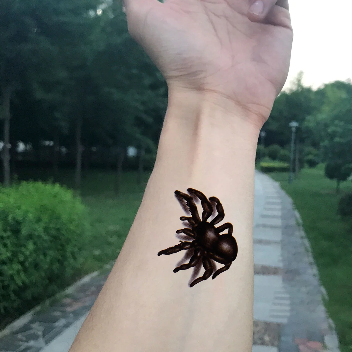 

Spider Temporary Tattoos Stickers Halloween Spider Artificial Tattoos Stickers Shoulder Fake Horror Spider Stickers