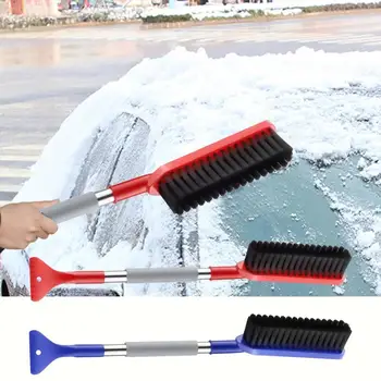 Snow Scraper with Brush Long-Handle 1