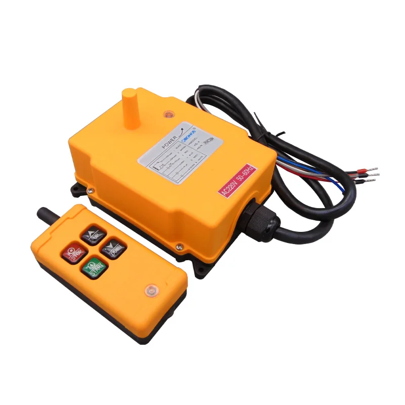 

HS-4 Hoist crane remote control wireless radio Uting remote control 380VAC 220VAC 36VAC 12VDC-24VDC