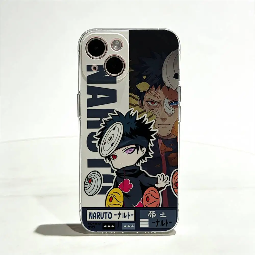 NARUTO Cute Cartoon Ultra Clear TPU Slim Lightweight Shockproof Phone Case Cover