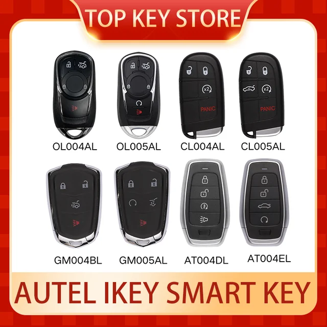 Keyless Universal Smart Key Autel Ikey CL004AL OL004AL CL005AL AT004DL OL005AL AT004EL GM004AL GM005AL KM100 IM508 IM608 XP400 1