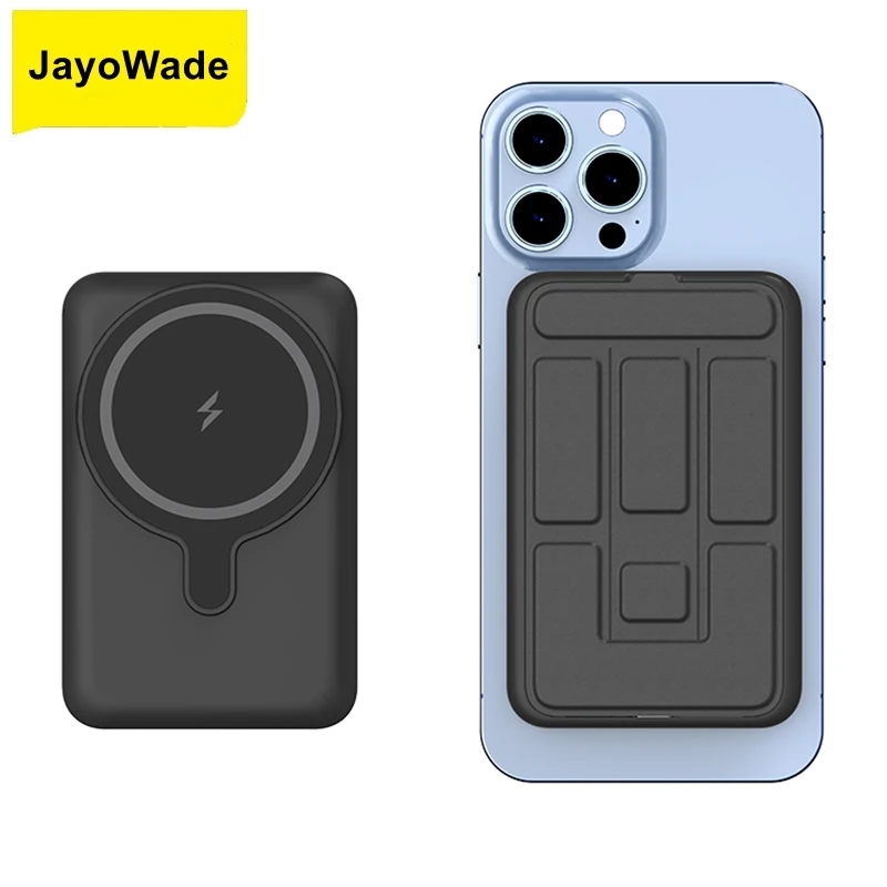 

JayoWade 10000Mah Foldable Stand Fast Magnetic Wireless Charger For iPhone 15 14 Plus 13 Mini 12 Pro Max Battery Case Power Bank