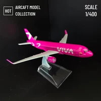 1:400 Scale Metal Aviation Replica Viva Air Aircraft Model Diecast Airplane Miniature Xmas Kids Room Decor Gift Toys for Boys 1