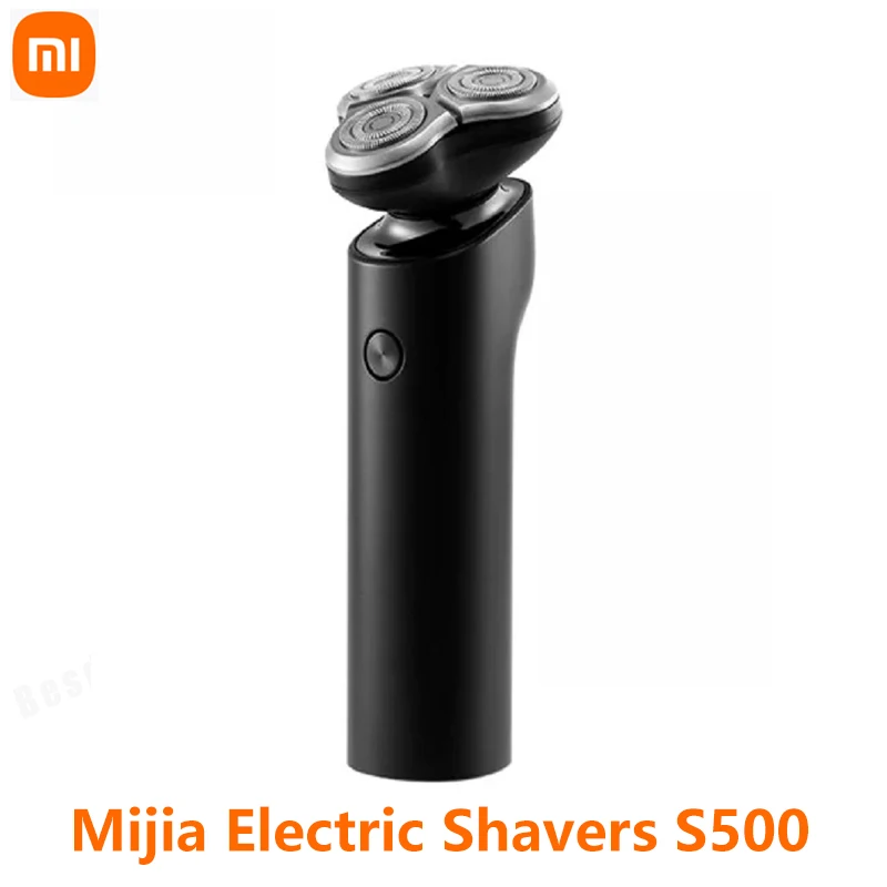 

Original Xiaomi Mijia Electric Shaver S500 Razor 3 Head Dry Wet Shaving Machine Beard Trimmer Washable Blade LED Display Clean