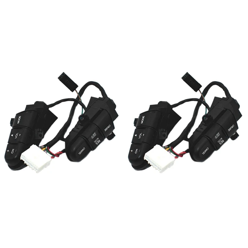 

Автомобильная Многофункциональная кнопка переключения рулевого колеса, Кнопка круиз-контроля с оранжевой подсветкой для Honda Civic 2006-2011, 4 шт.