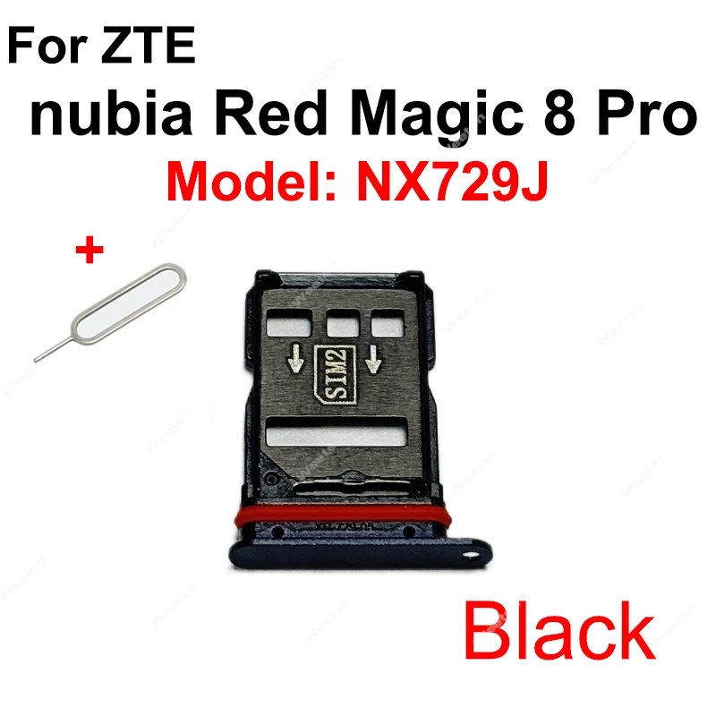 Premium SIM Card Slot Tray for ZTE nubia Red Magic Repair