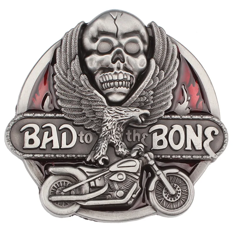 Black Skull - Cintura In Cuoio Nero Con Borchie A Teschio E Tonde E Fi - Foto 9