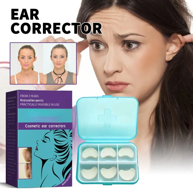 

6pcs Ear Patch Corrector Veneer Ear Change Ear Correction Vertical Version Photo V Face Sticker Photo Stereotyped V Face Sticker