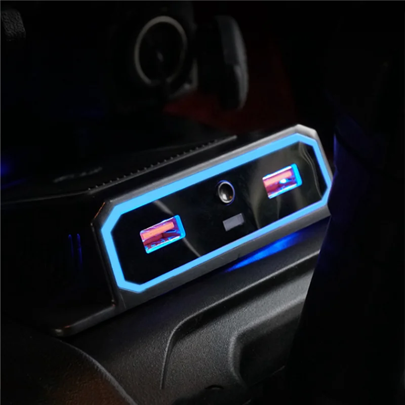 

Для Suzuki Jimny JB64 JB64W JB74 JB74W 2018-2020 RHD автомобильное зарядное устройство с 2 портами, автомобильное зарядное устройство с двумя USB-портами