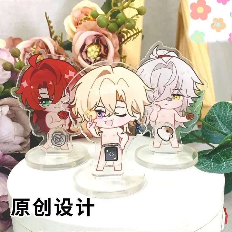 Rotatable Acrylic Figure Stand Decor for Honkai: Star Rail Fans