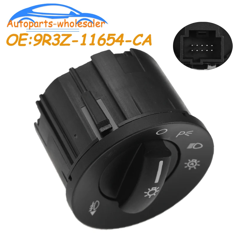 Car Headlight Fog Light Lamp Switch 9R3Z 11654 9R3Z11654CA 9R3T11654CA