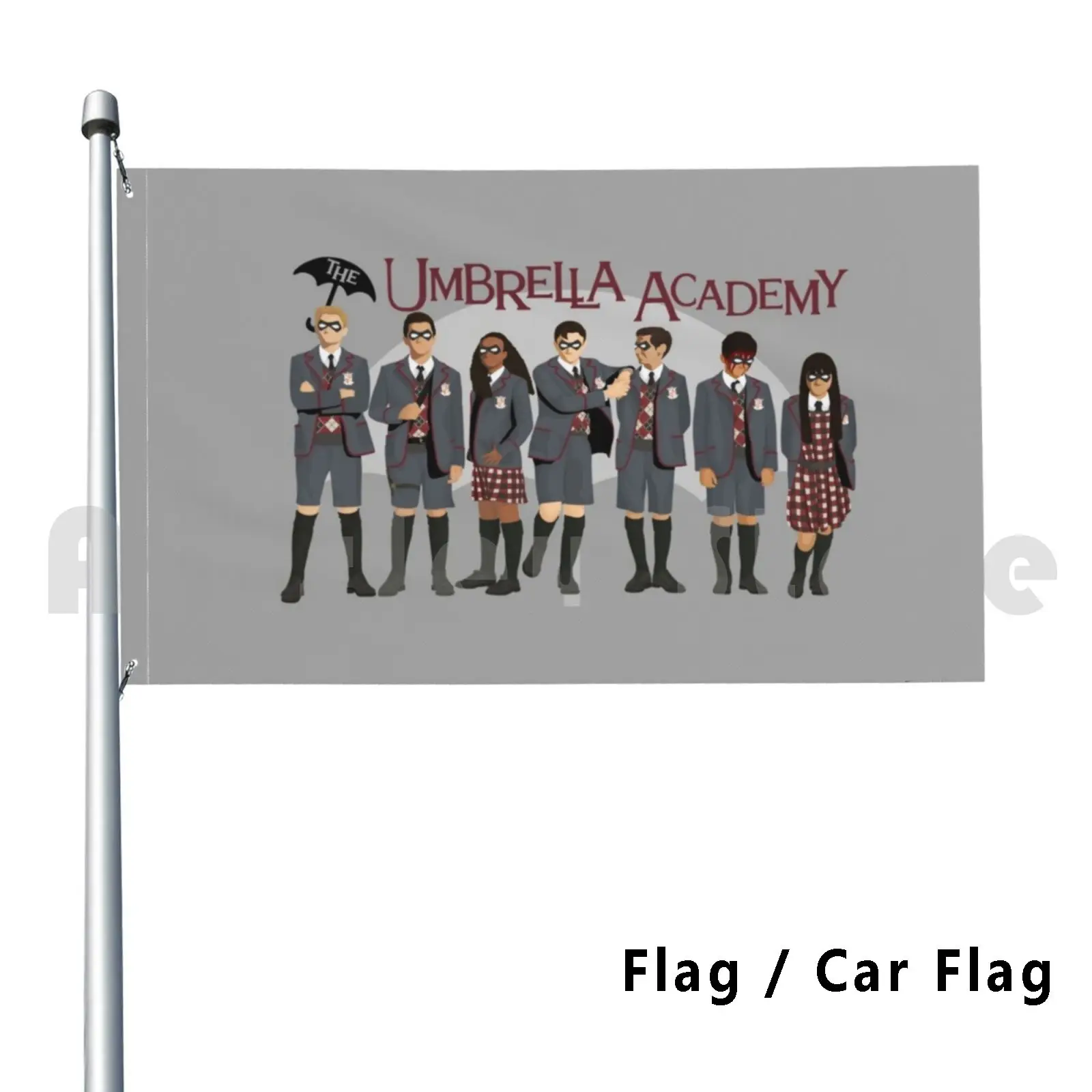 The Umbrella Academy Group Outdoor Decor Flag Car Flag Tua The Umbrella Academy Umbrella Academy Umbrella Academy