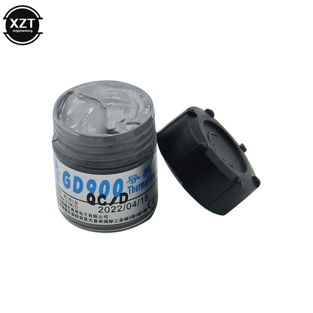 1PCS GD Thermal Conductive Grease Paste Silicone Gray Nano GD900 Containing Silver Heatsink Compound Net Weight for CPU Chip
